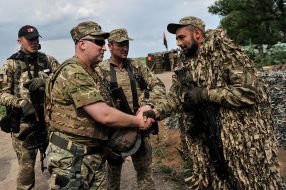 Oleksandr Turchynov in the area of ATO