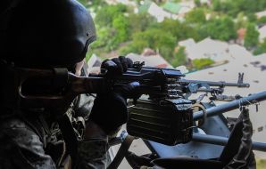 Ukrainian military in the area of ATO