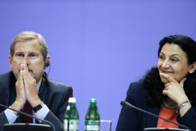 Johannes Hahn and Ivanna Klympush-Tsintsadze