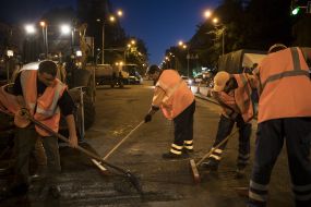 Capital repairs of Vasylkivska Street in Kiev