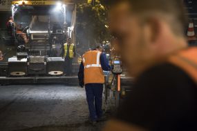 Capital repairs of Vasylkivska Street in Kiev