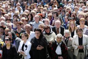Ukrainians pay tribute to Liubomyr Huzar