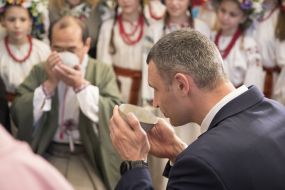 Vitali Klitschko and Daisaku Kadokawa