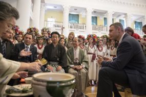 Vitali Klitschko and Daisaku Kadokawa