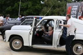 Exhibition of retro cars