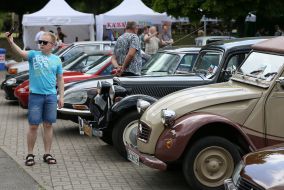 Exhibition of retro cars