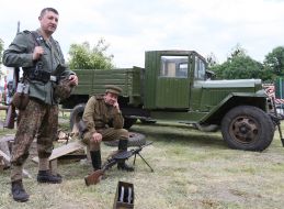 Exhibition of retro cars