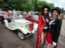 Exhibition of retro cars