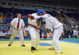 Participants in the Hand-to-Hand Fighting Tournament