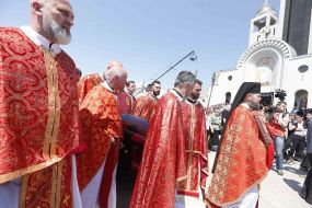 Farewell ceremony with Lubomyr Husar