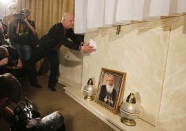 Crypts in the Patriarchal Cathedral of the Resurrection