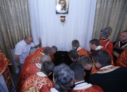 Farewell ceremony with Lubomyr Husar