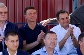 Андрей Павелко и Глеб Прыгунов