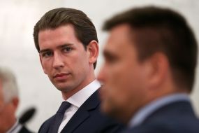 Sebastian Kurtz and Pavel Klimkin