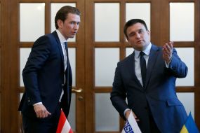Sebastian Kurtz and Pavel Klimkin