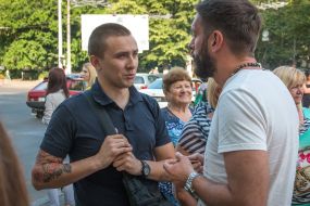 Sergei Sternenko and Oleg Zbaraschuk