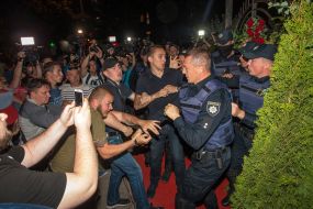 Clashes between activists and police