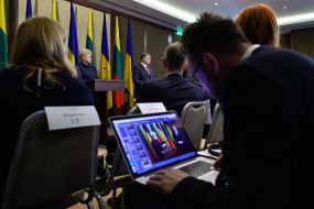 Встреча Петра Порошенко и Дали Грибаускайте