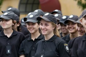 Cadets of the Odessa University of Internal Affairs