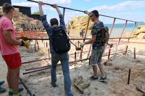 Conflict on the Odessa beach