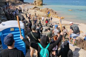 Conflict on the Odessa beach