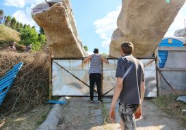 Conflict on the Odessa beach