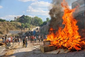 Conflict on the Odessa beach