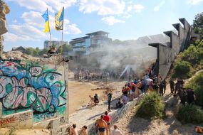 Conflict on the Odessa beach