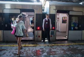 Departure of the "first visa-free train"