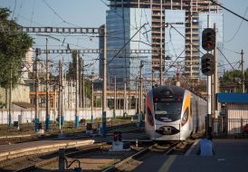 Departure of the "first visa-free train"