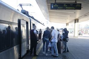 Departure of the "first visa-free train"
