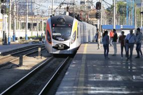 Departure of the "first visa-free train"