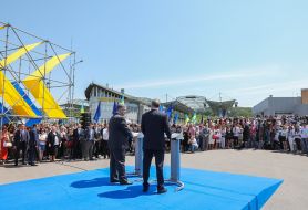 Petro Poroshenko and Andrej Kiska