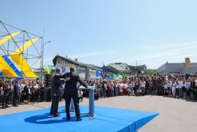 Petro Poroshenko and Andrej Kiska
