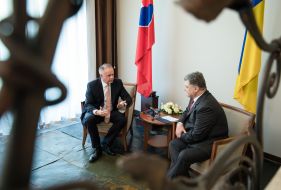 Petr Poroshenko and Andrej Kiska