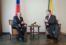 Petr Poroshenko and Andrej Kiska