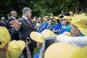Petro Poroshenko and Andrej Kiska