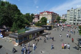 Демонтаж МАФов на Контрактовой площади