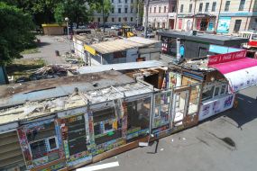 Демонтаж МАФов на Контрактовой площади