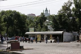 Демонтаж МАФов на Контрактовой площади