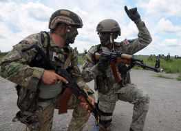 The fighter of "Georgian Legion"