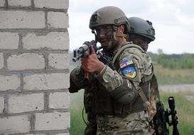 The fighter of "Georgian Legion"