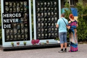 Remembering the dead in the crash of IL-76