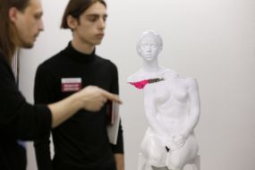 Work "lick and blot"