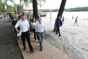 Vitali Klitschko inspected beaches