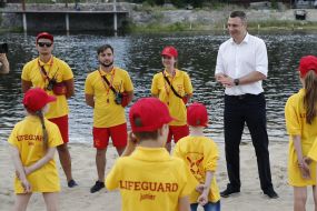 Vitali Klitschko inspected beaches