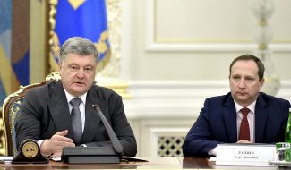 Petro Poroshenko and Igor Rainin