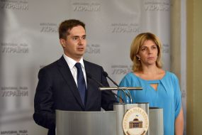 Konstantin Ishchekin and Olga Bogomolets