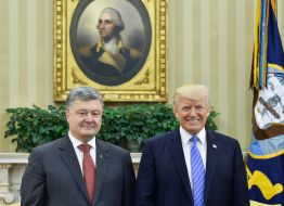 Meeting of Petro Poroshenko and Donald Trump