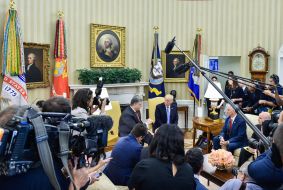 Встреча Петра Порошенко и Дональда Трампа